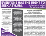 Informatīvs buklets patvēruma meklētājiem "Ikvienam ir tiesības meklēt patvērumu"