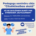 Seminārs pedagogiem “Kā ar skolēniem runāt par strīdīgiem jautājumiem?”