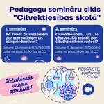 Aicinām pedagogus pieteikties pirmajiem diviem bezmaksas tiešsaistes semināriem semināra cikla “Cilvēktiesības skolā” ietvaros
